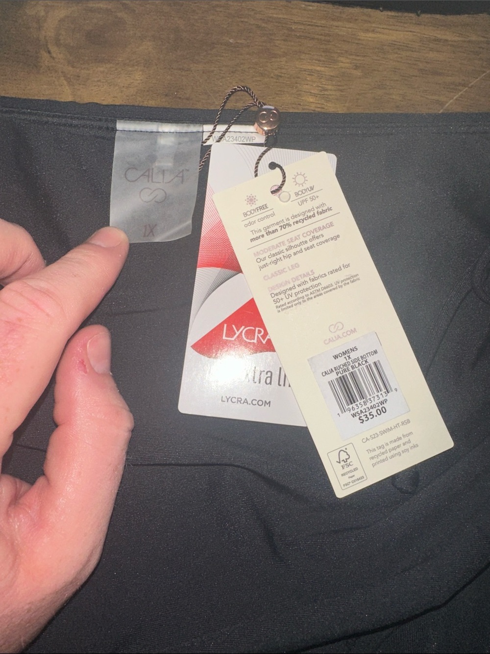 CALIA Swim Bottoms Lot of 3 Women's Size 1X NWT Bikini Briefs BUN1 - Picture 2 of 7